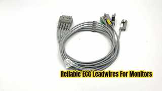 GE Ref:412681-003 مجموعة الحبال الرئيسيّة لـ ECG متعدّدة الروابط ،5 - Lead,Grabber ،IEC 74 CM /29 IN