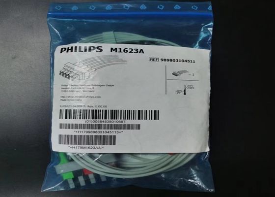 PHILIP M1623A أجهزة طبية المستهلكات ، 5 رصاص كابل ECG 989803104511