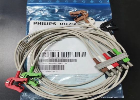 PHILIP M1623A أجهزة طبية المستهلكات ، 5 رصاص كابل ECG 989803104511