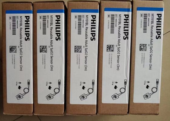 3m طول مراقبة المريض الملحقات الكبار Spo2 جهاز استشعار M1191BL قابلة لإعادة الاستخدام
