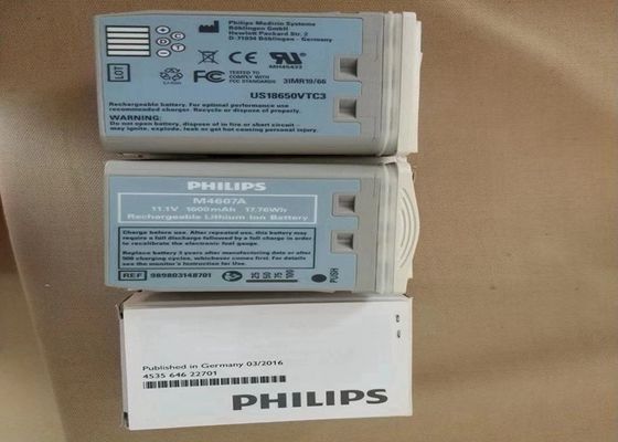 M4607A بطارية المعدات الطبية ، بطارية لي أيون قابلة لإعادة الشحن 11.1V 1600mAh 17.76Wh