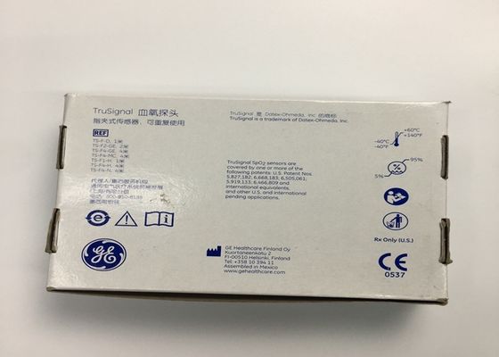 1M المواد الاستهلاكية للأجهزة الطبية ، GE Trusignal Spo2 Finger Sensor Ref TS-F1-H رأس مستدير