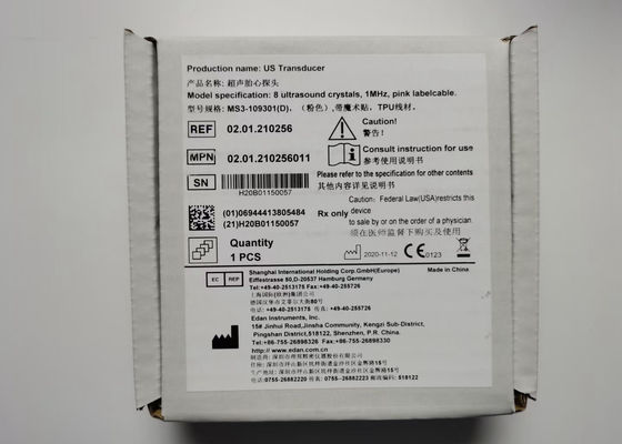 EDAN F6 مراقبة الجنين المحول MS3-109301 فتحة مزدوجة 4 دبوس مقاومة للماء IPX8