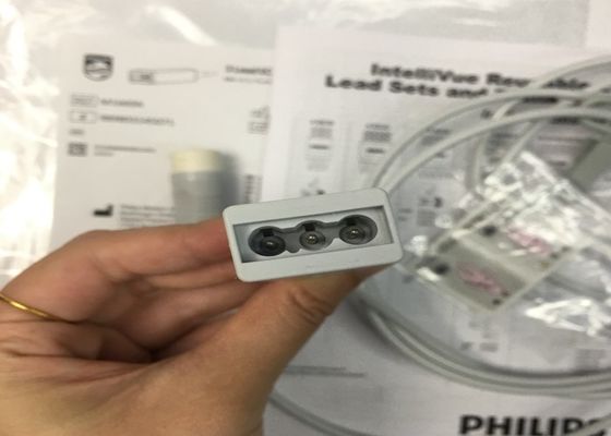 M1669A متداخلة قابلة لإعادة الاستخدام 3 كابل ECG الرصاص aAMI/IEC 2.7M مواد TPU