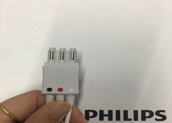 أممي ICU ECG رصاص مجموعة الكابلات M1671A مواد TPU لمراقبة ECG