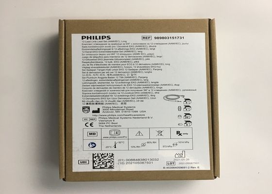 أجزاء بديلة لـ PHLIP ECG ، AMMI IEC 12 رصاصة رصاصة ECG الأطراف 1.4M 989803151731