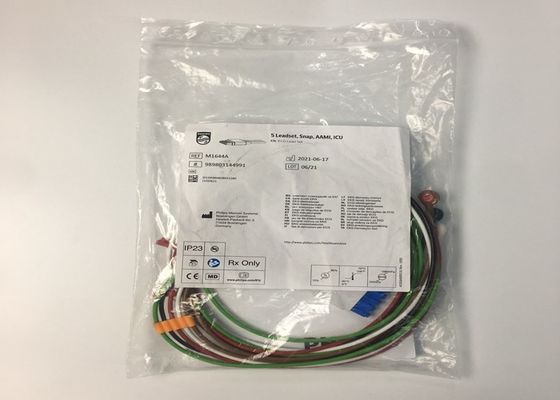 فيليب M1644A Intellivue كابل ECG 5 الرصاص قابل لإعادة الاستخدام 989803144991