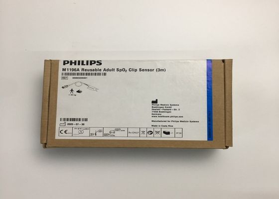 فليب M1196A أجزاء احتياطية لـ ECG ، جهاز استشعار مقاطع الأصابع 3M مع رابط 8 PIN