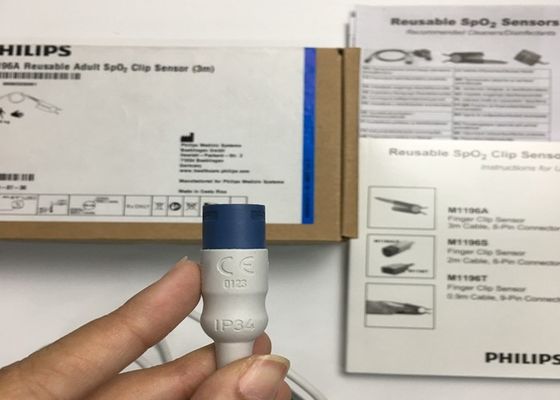 فليب M1196A أجزاء احتياطية لـ ECG ، جهاز استشعار مقاطع الأصابع 3M مع رابط 8 PIN