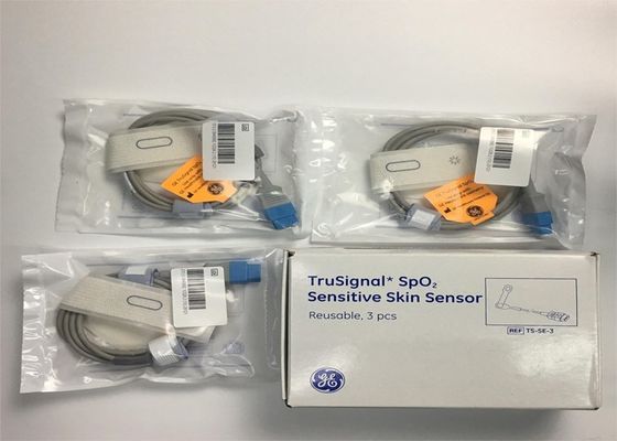TS-SE-3 أجزاء احتياطية للمعدات الطبية جهاز استشعار قابل لإعادة الاستخدام SpO2 حساس 9 PINS