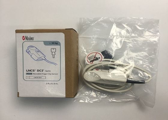SpO2 ماسيمو مستشعر مشبك الأصابع قابل لإعادة الاستخدام 0.9M 3FT 9 PINS REF 1863