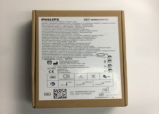1M 12 الرصاص ECG أطراف الرصاص 989803151711 ل PHLIP TC30 TC50 TC70 مراقبة المريض