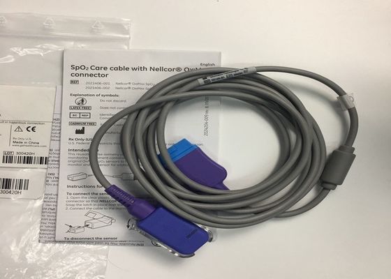 SpO2 واجهة المعدات الطبية قطع الغيار كابل 3M 10ft 2021406-001