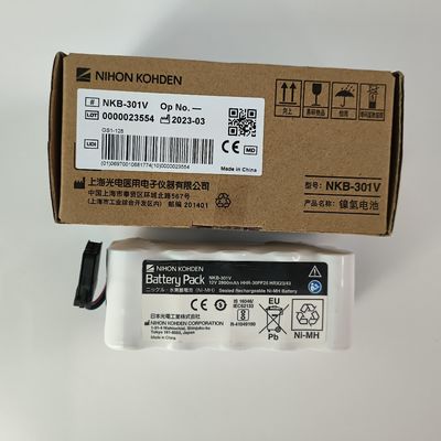 بطارية NIHON KOHDEN NKB-301V الجهد الاسمي 12V 2800mAh Ni-MH