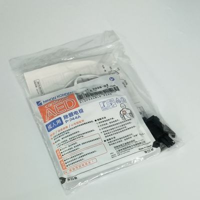 المواد الاستهلاكية الأساسية للأجهزة الطبية AED-3100 عازف ضربات القلب للكبار أقراص الكهرباء P-744a Nihon Kohden