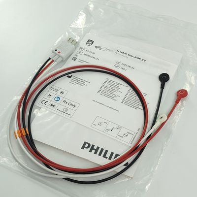 REF M1673A PHILIP مراقبة المرضى CBL 3 LEDset Snap AAMI ICU PN 989803145111
