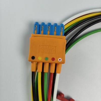 989803125871 المواد الاستهلاكية للأجهزة الطبية PHILIP مراقب المرضى CBL الأصلي 5 Leadset Grabber IEC OR REF M1974A