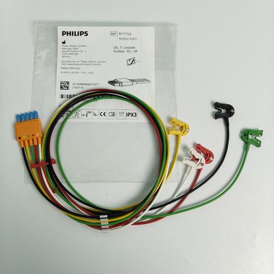 989803125871 المواد الاستهلاكية للأجهزة الطبية PHILIP مراقب المرضى CBL الأصلي 5 Leadset Grabber IEC OR REF M1974A