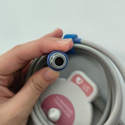 مراقبة الإطارات US Transducer For F2/F3/F6 معدل ضربات القلب الجنينية US Probe Dual Slot 4 Pin MS3-109301 (D)