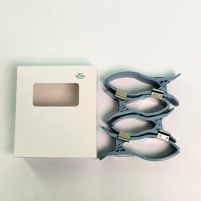 شريط الأطراف واحد مربع / 4 أزرق إلكترود ذراعين إلكترود قدمين فتحة 4.0mm REF ECG-FJX42