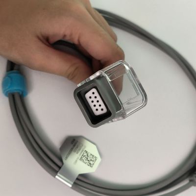 SHEC1 كابل تمديد مسبار الأكسجين في الدم 2M DB9 محول إلى LEMO وصلة 6 دبوس فتحة مزدوجة L2.0m