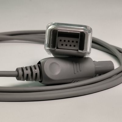 SHEC1 كابل تمديد مسبار الأكسجين في الدم 2M DB9 محول إلى LEMO وصلة 6 دبوس فتحة مزدوجة L2.0m