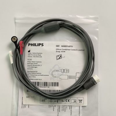 PHILIP Original Efficia Combined Cable / 3-Leadset Snap REF: 989803160751