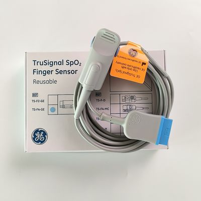 GE الأصلي Ohmeda TruSignal SpO2 مستشعر الأصابع قابل لإعادة الاستخدام REF:TS-F4-GE
