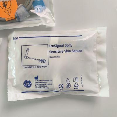 أجهزة استشعار الجلد الحساسة لـ SpO2 لـ Datex-Ohmeda قابلة لإعادة الاستخدام 3 أجهزة REF: TS-SE-3