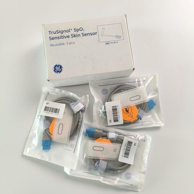 أجهزة استشعار الجلد الحساسة لـ SpO2 لـ Datex-Ohmeda قابلة لإعادة الاستخدام 3 أجهزة REF: TS-SE-3