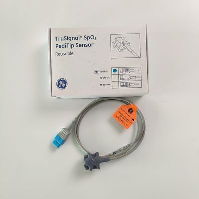 ج.إي أصلي Datex-Ohmeda TruSignal SpO2 PediTip مستشعر قابل لإعادة الاستخدام REF: TS-SP-D