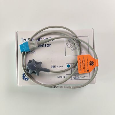 ج.إي أصلي Datex-Ohmeda TruSignal SpO2 PediTip مستشعر قابل لإعادة الاستخدام REF: TS-SP-D