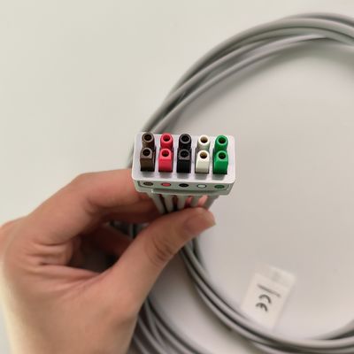 مجموعة قابلة للاستبدال متعددة الروابط ECG Leadwire 5-Lead Grabber AHA 74cm/29in. REF: 414556-001