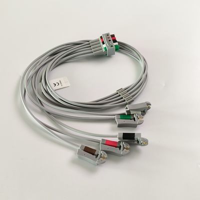 مجموعة قابلة للاستبدال متعددة الروابط ECG Leadwire 5-Lead Grabber AHA 74cm/29in. REF: 414556-001