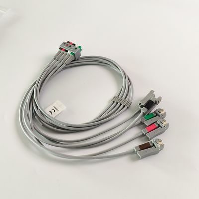 مجموعة قابلة للاستبدال متعددة الروابط ECG Leadwire 5-Lead Grabber AHA 74cm/29in. REF: 414556-001