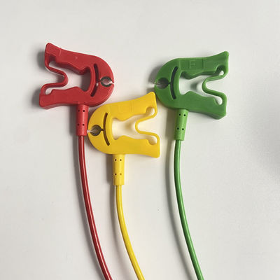 تقييم النطاق الثلاثي الرئيسي القياس الأوروبي المقبض ECG 3-الرئيسي Grabber IEC Tele REF:989803171901