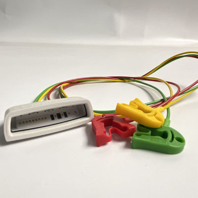 تقييم النطاق الثلاثي الرئيسي القياس الأوروبي المقبض ECG 3-الرئيسي Grabber IEC Tele REF:989803171901