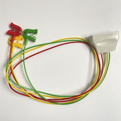 تقييم النطاق الثلاثي الرئيسي القياس الأوروبي المقبض ECG 3-الرئيسي Grabber IEC Tele REF:989803171901