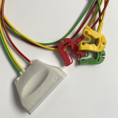 تقييم النطاق الثلاثي الرئيسي القياس الأوروبي المقبض ECG 3-الرئيسي Grabber IEC Tele REF:989803171901