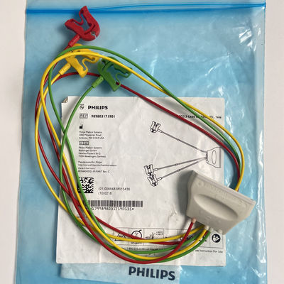 تقييم النطاق الثلاثي الرئيسي القياس الأوروبي المقبض ECG 3-الرئيسي Grabber IEC Tele REF:989803171901