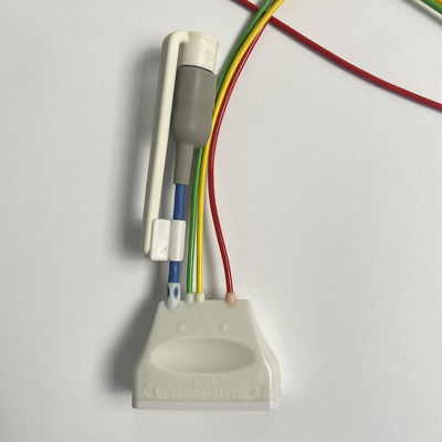 ثلاثة أدلة العصا القياسية الأوروبية مع وصلة الأكسجين في الدم ECG 3 رصاصة Grabber REF:989803171911