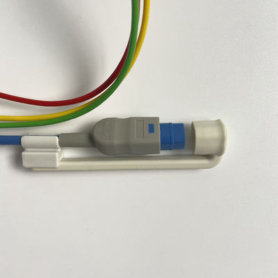 ثلاثة أدلة العصا القياسية الأوروبية مع وصلة الأكسجين في الدم ECG 3 رصاصة Grabber REF:989803171911