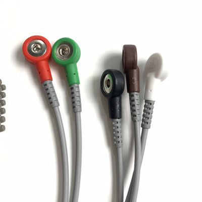 IT20 ECG Telemetry Lead EDAN 5-Lead Snap AHA قابل لإعادة الاستخدام REF: EL05DASY1