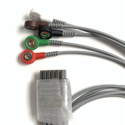 IT20 ECG Telemetry Lead EDAN 5-Lead Snap AHA قابل لإعادة الاستخدام REF: EL05DASY1