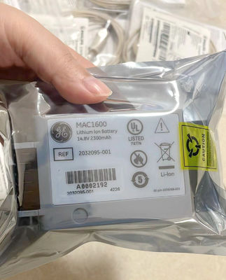 بطارية آلة ECG GE MAC1600 14.8V 2.3Ah 37Wh REF 2032095-001