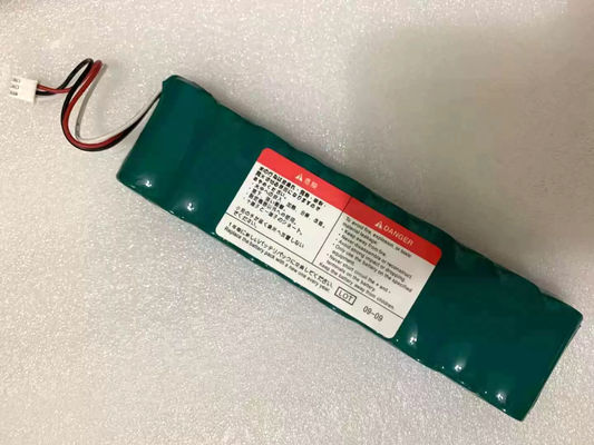NIHON KOHDEN ECG-1250P، ECG-2110 آلة التصوير الكهربائي للقلب البطارية الأصلية العنصر الأخضر رقم SB-901D أو SB-901DC
