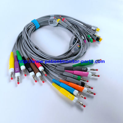 كابل EDAN ECG 18-Lead 4MM الموز IEC قابلة لإعادة الاستخدام REF EL16DIB181 IPN 01.57.471394