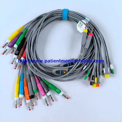 كابل EDAN ECG 18-Lead 4MM الموز IEC قابلة لإعادة الاستخدام REF EL16DIB181 IPN 01.57.471394
