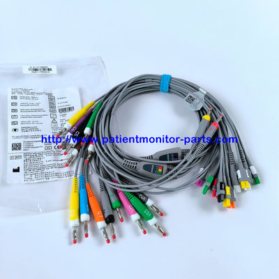 كابل EDAN ECG 18-Lead 4MM الموز IEC قابلة لإعادة الاستخدام REF EL16DIB181 IPN 01.57.471394