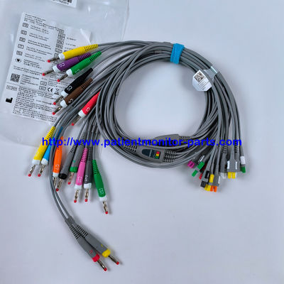 كابل EDAN ECG 18-Lead 4MM الموز IEC قابلة لإعادة الاستخدام REF EL16DIB181 IPN 01.57.471394